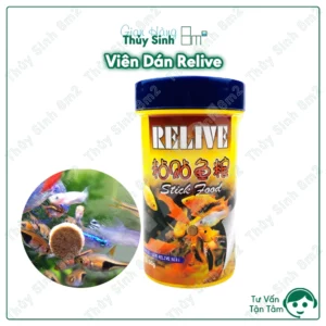 cám dán relive. thức ăn cá cảnh