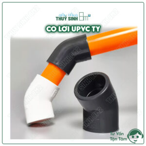 lơi upvc ty phi 20, 25, 32. Co chếch, co 45 độ