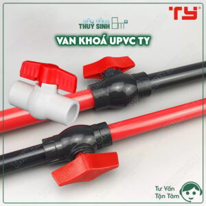 van khoá xả upvc ty phi 20, 25, 32